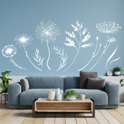 Sticker perete Flori de camp