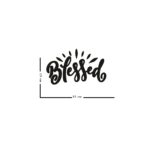 Sticker perete Blessed