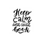 Sticker perete Keep Calm and Read a Book