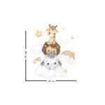 Sticker perete copii Animale pe Norisori - imagine 4