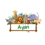 Sticker personalizat Safari