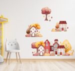 Sticker perete copii Peisaj Toamna - imagine 2