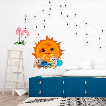 Sticker perete copii Planete