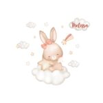 Sticker personalizat cu nume Iepuras - imagine 3