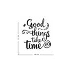 Sticker perete birou Good Things