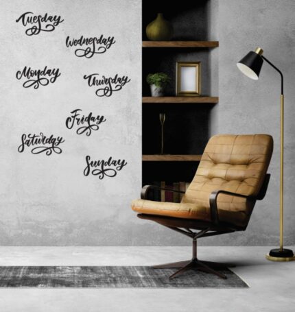 Sticker perete Days