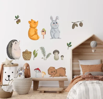 Stickere perete copii Animale de Padure 2