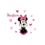 Sticker Minnie Mouse personalizat