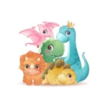 Sticker perete Dinozauri