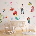 Sticker perete copii Mica Sirena
