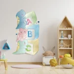 Sticker perete copii Dino ABC