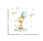 Sticker perete copii Girafa Vesela