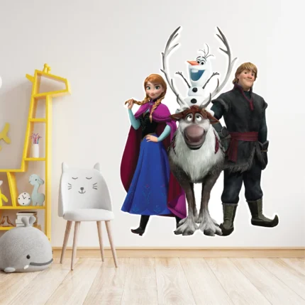 Sticker perete Frozen Ana Kristoff Olaf