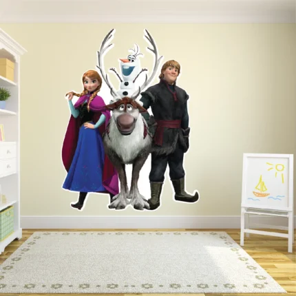 Sticker perete Frozen Ana Kristoff Olaf