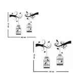 Sticker perete Pasari