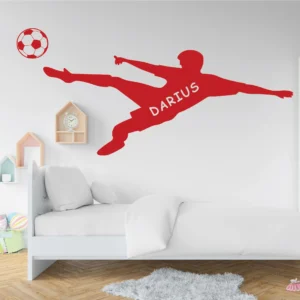 Sticker personalizat cu nume Footballplayer 2