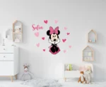Sticker Minnie Mouse personalizat