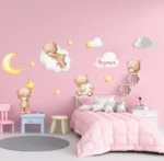 Sticker personalizat copii Ursuleti