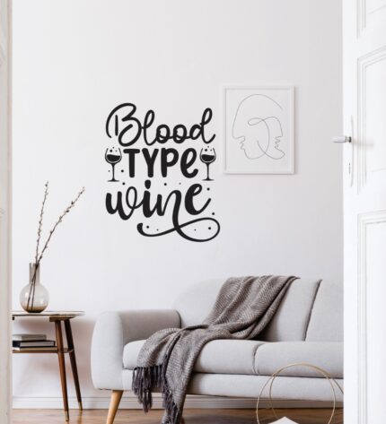 Sticker perete Blood Type