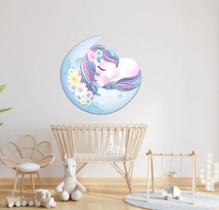 Sticker perete copii cu Unicorn