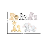 Sticker perete copii Animale Baby