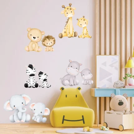 Sticker perete copii Animale Baby