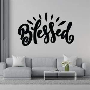 Sticker perete Blessed