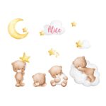 Sticker personalizat copii Ursuleti - imagine 4