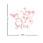 Sticker personalizat cu nume 2