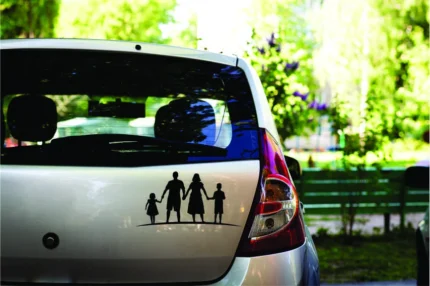 Sticker masina Family