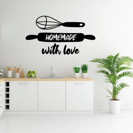 Sticker bucatarie Home Made With Love