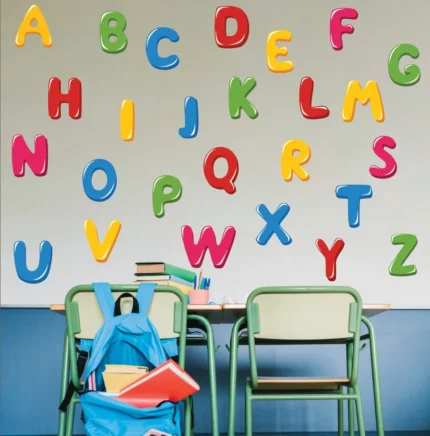 Sticker perete copii Litere