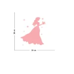 Sticker perete Printesa