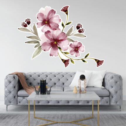 sticker perete florie