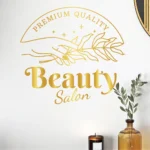 Sticker salon infrumusetare Nail studio 9