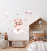 Sticker personalizat nume fete Ursulet - imagine 2