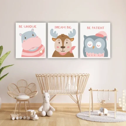 Tablouri canvas copii animale 2