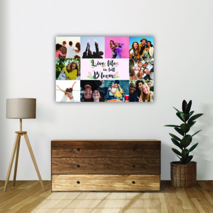 Tablou canvas personalizat Bloom cu 10 poze