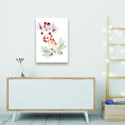 Tablou canvas copii Girafa