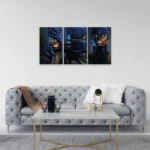 Tablouri canvas set Blue Woman