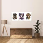 Tablouri canvas Set Animale Watercolor