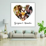 Tablou canvas personalizat Inima 8 poze