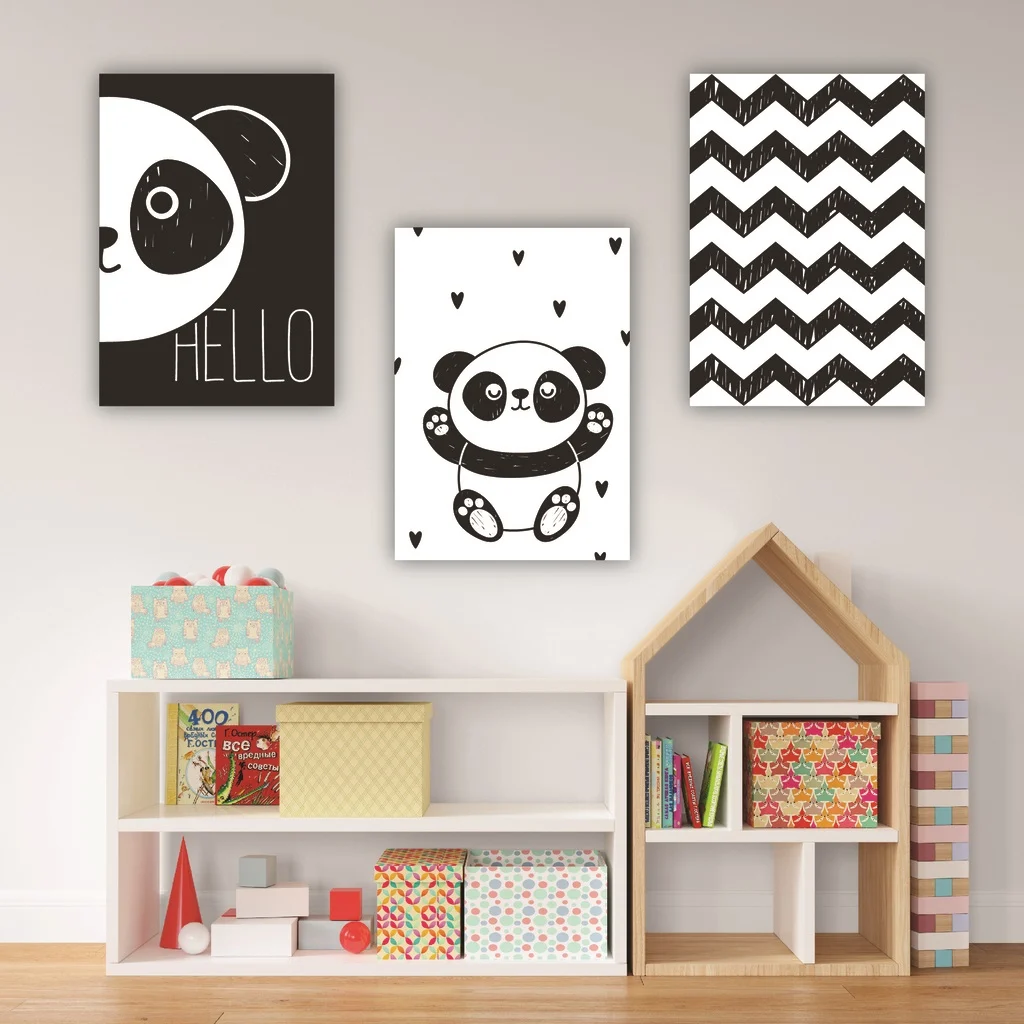 Tablouri canvas copii Panda 2 Tablouri canvas copii Panda 2