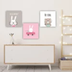 Tablouri canvas copii Set animale 3