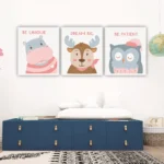 Tablouri canvas copii animale 2