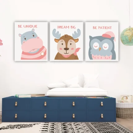 Tablouri canvas copii animale 2