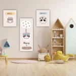 Tablouri canvas copii set boho