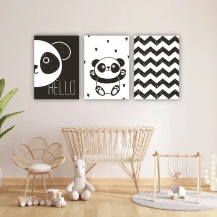 Tablouri canvas copii Panda 2