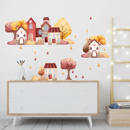 Sticker perete copii Peisaj Toamna