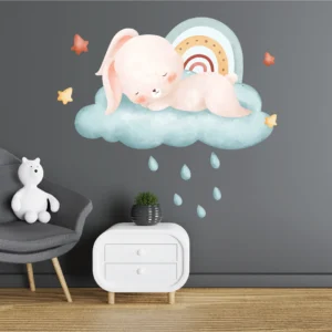 Sticker perete copii Iepuras Somnoros